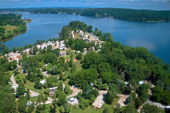 Yarberry Campground features RV sites in Lenoir City, TN
